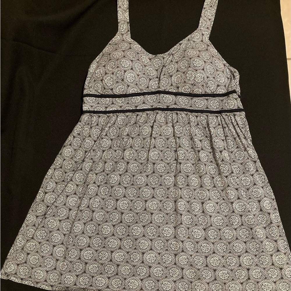 Woman’s Plus Size Cacique Sleep Dress Size 18/20 Black & White Layne Bryant Gift